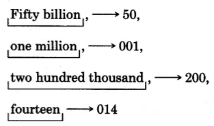 Fifty billion, one million, two hundred thousand, fourteen, separated by periods, with their corresponding numbers to the side of each period.
