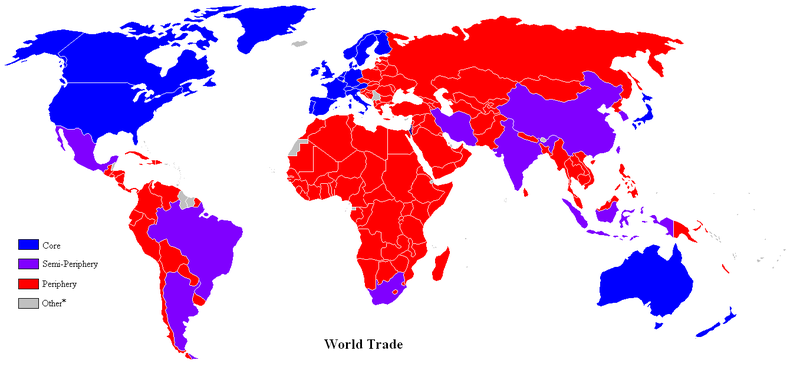 Trade Map, Late 20th Century 
