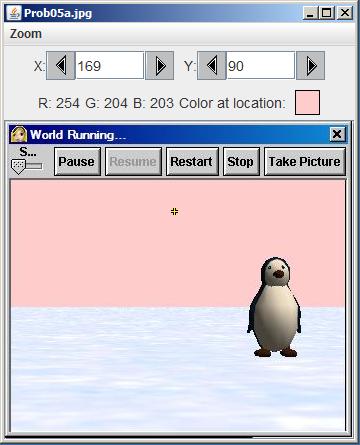Input image displayed in a PictureExplorer object.