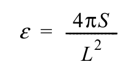 Circularity formula.